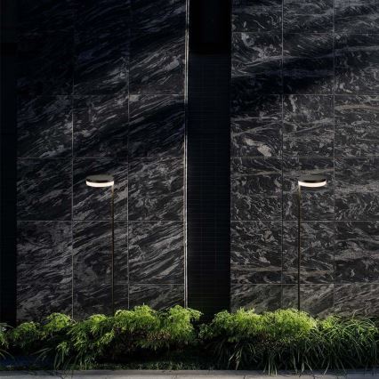 LED Vanjska solarna lampa LED/2W/3,7V 3000K IP54 2000 mAh crna