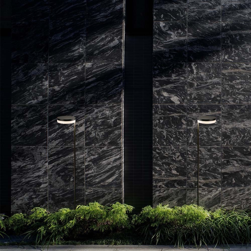 LED Vanjska solarna lampa LED/2W/3,7V 3000K IP54 2000 mAh crna