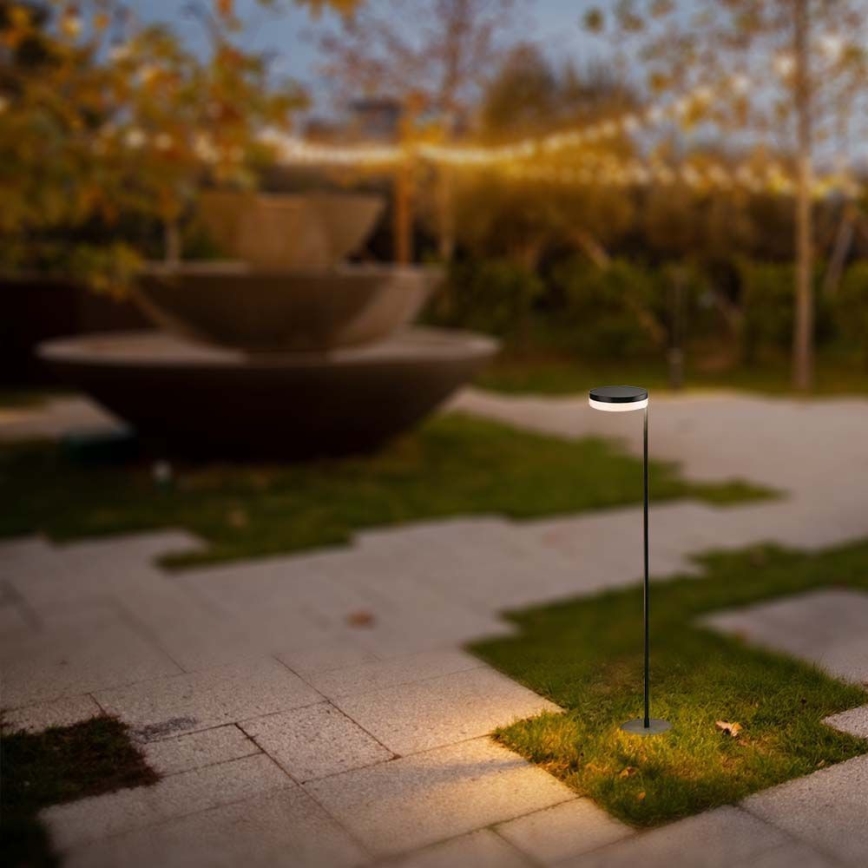 LED Vanjska solarna lampa LED/2W/3,7V 3000K IP54 crna