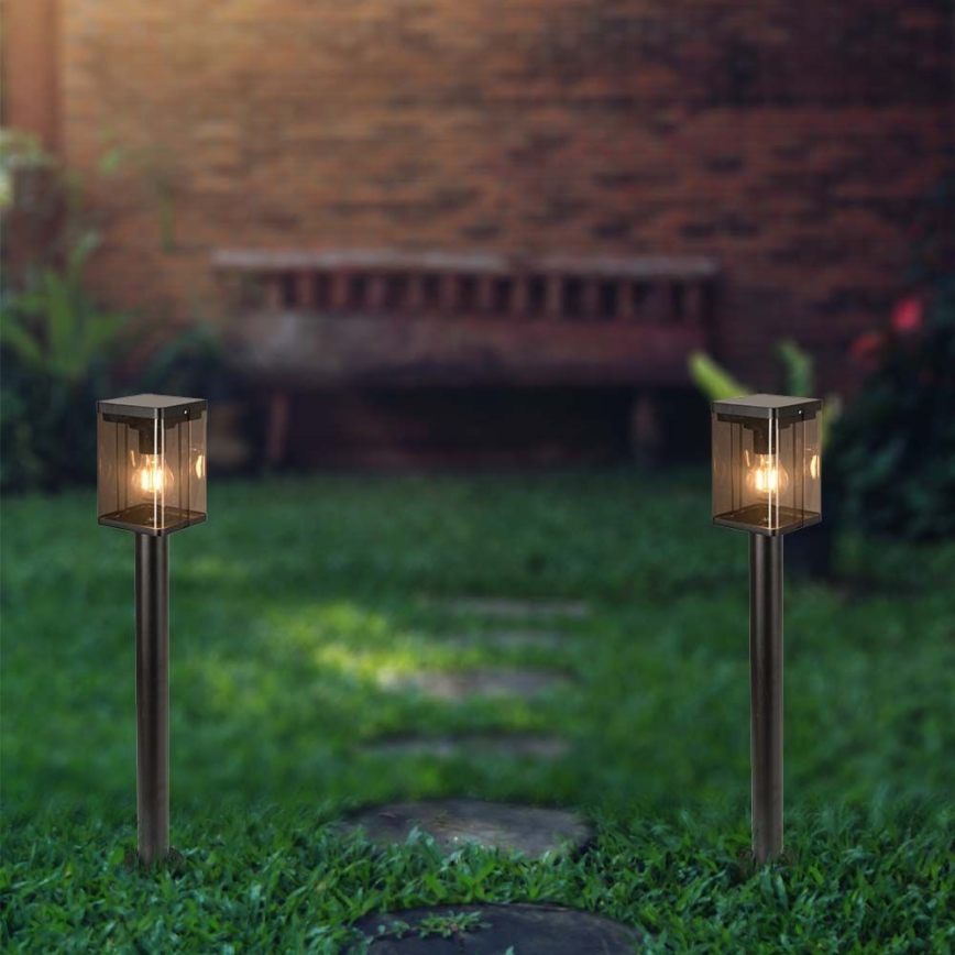 LED Vanjska solarna lampa sa senzorom LED/2,5W/3,7V 3000K IP54 crna