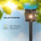 LED Vanjska solarna lampa sa senzorom LED/2,5W/3,7V 3000K IP54 crna