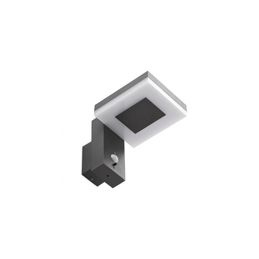 LED Vanjska solarna zidna svjetiljka sa senzorom LED/5,5W/3,7V 3000K IP54