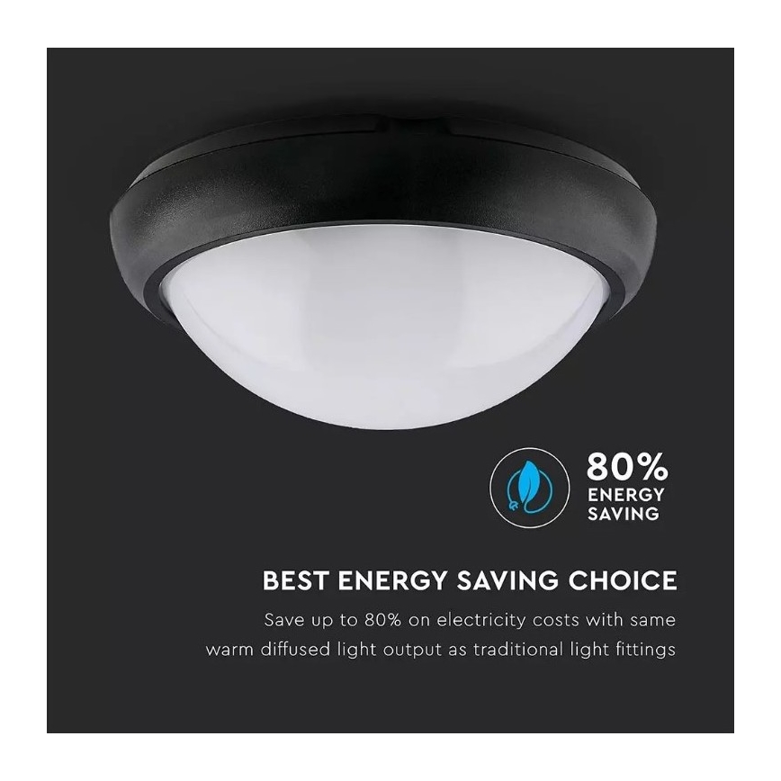 LED Vanjska stropna svjetiljka LED/12W/230V IP54