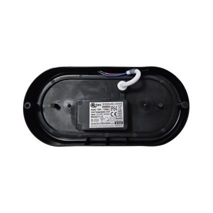 LED Vanjska stropna svjetiljka LED/15W/230V 4200K 20x9,8 cm IP64 crna