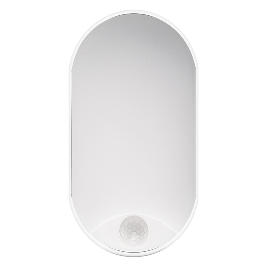 LED Vanjska stropna svjetiljka sa senzorom LED/14W/230V IP54 bijela