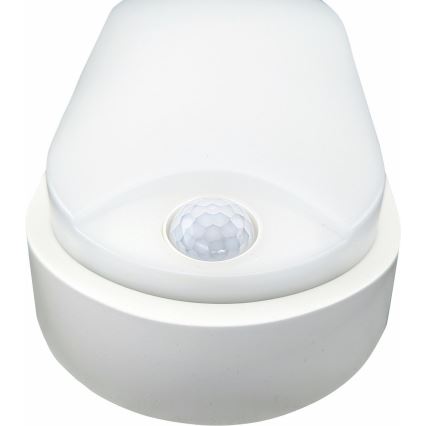 LED Vanjska stropna svjetiljka sa senzorom LED/14W/230V IP54 bijela