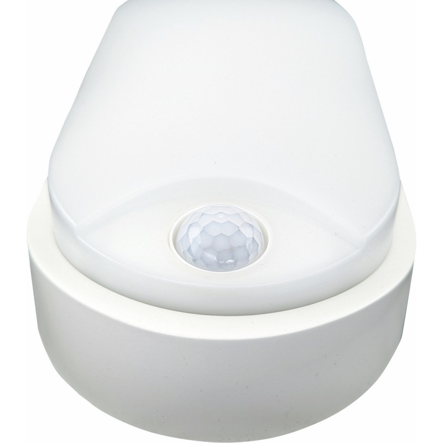 LED Vanjska stropna svjetiljka sa senzorom LED/14W/230V IP54 bijela