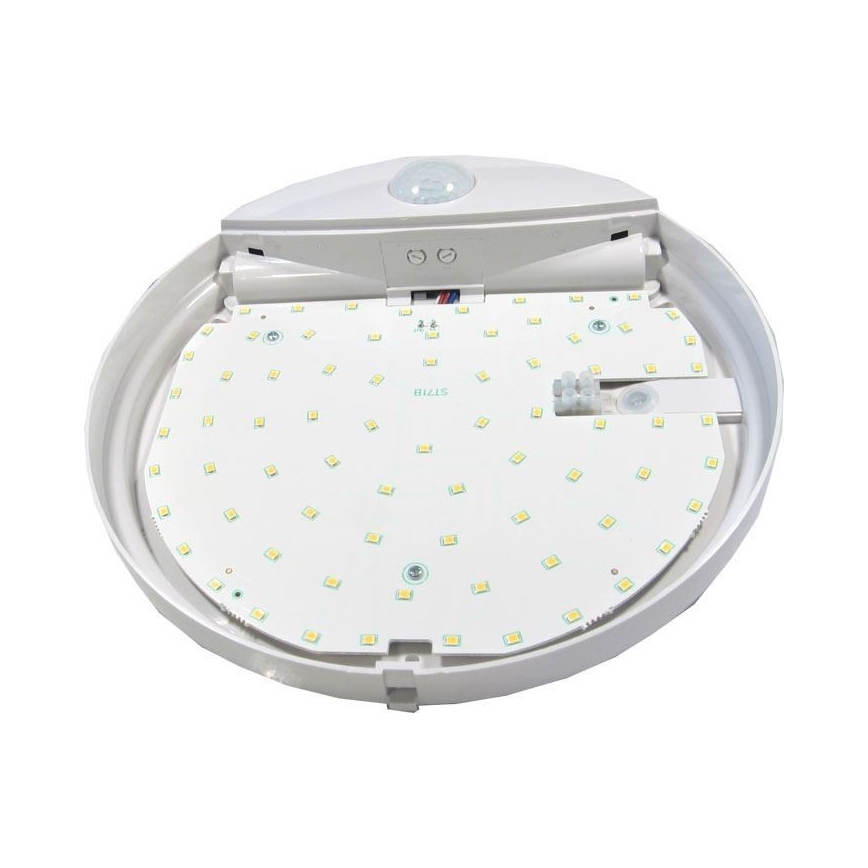 LED Vanjska stropna svjetiljka sa senzorom LED/15W/230V IP44