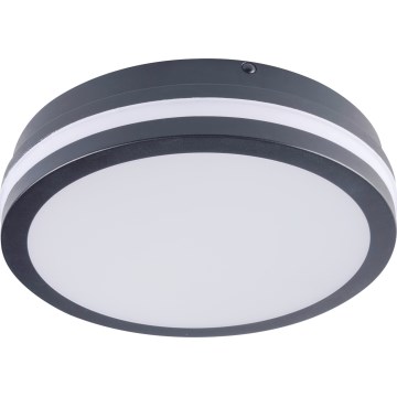 LED Vanjska stropna svjetiljka sa senzorom pokreta BENO LED/12/18W/230V 3000/3500/4000K IP65 antracit okrugli