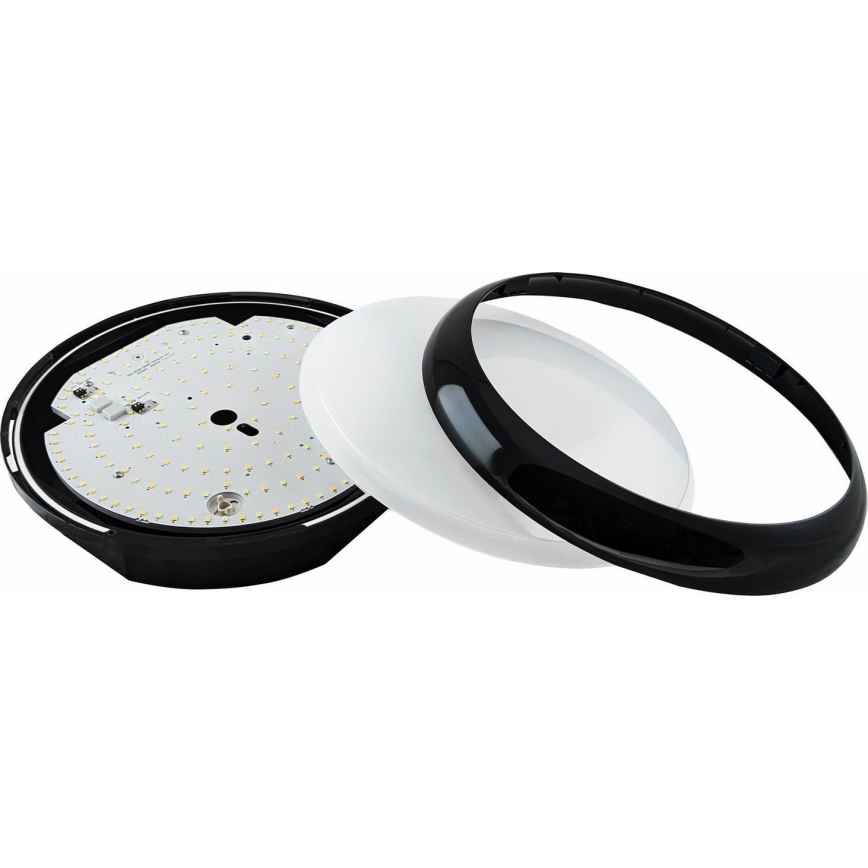 LED Prigušiva vanjska stropna svjetiljka STROPY LED/12/15/18/22W/230V 3000/4000/6000K IP65 crna