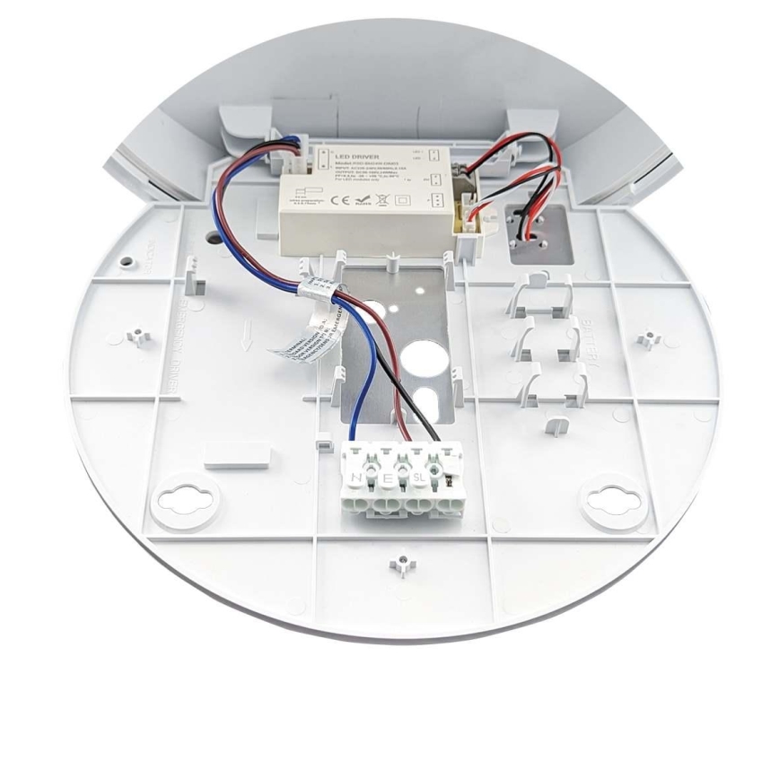 LED Prigušiva vanjska stropna svjetiljka STROPY LED/12/15/18/22W/230V 3000/4000/6000K IP65 crna