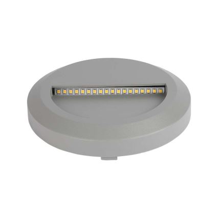 LED Vanjska stubišna svjetiljka LED/2W/230V IP65 3000K siva