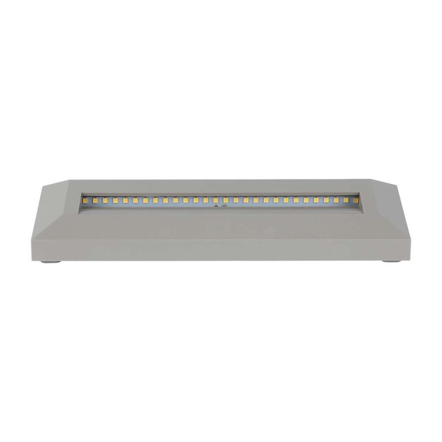 LED Vanjska stubišna svjetiljka LED/3W/230V 4000K IP65 siva