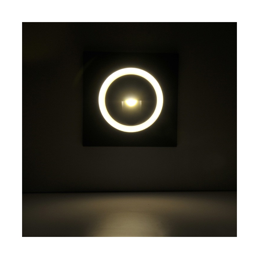 LED Vanjska stubišna svjetiljka Q3 LED/3W/230V IP44