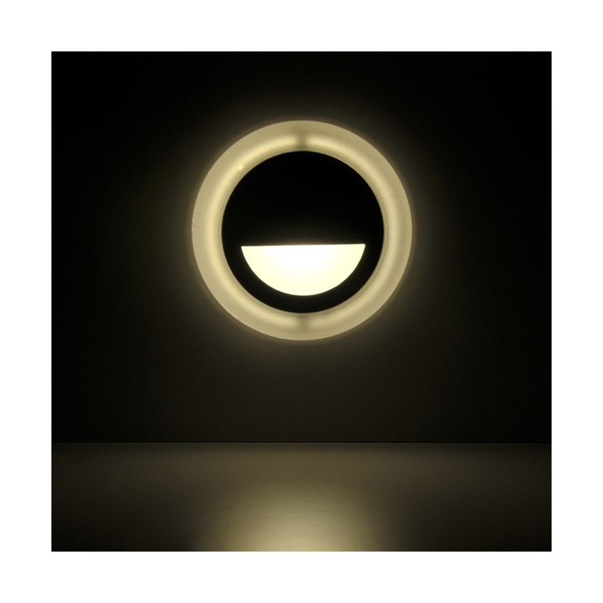 LED Vanjska stubišna svjetiljka Q4 LED/3W/230V IP44
