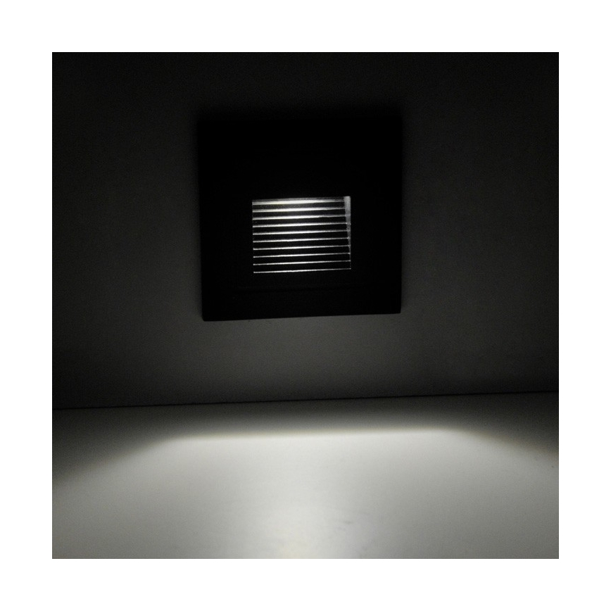 LED Vanjska stubišna svjetiljka Q6 LED/3W/230V IP44