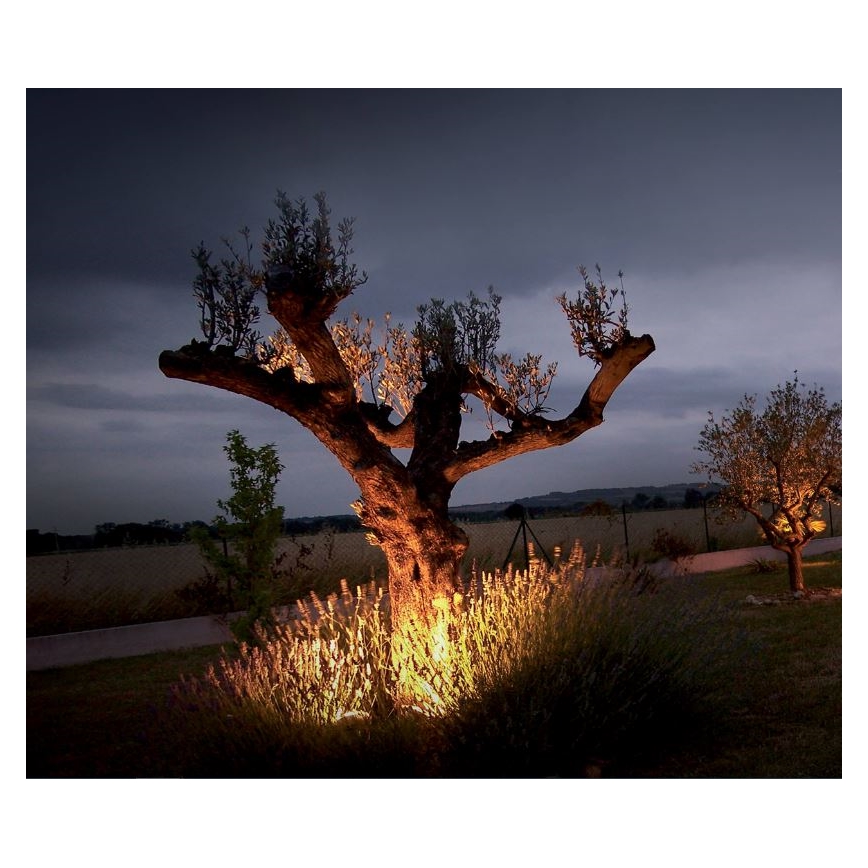 LED Vanjska svjetiljka EASY CONNECT 1xGU10/6,5W/230V IP67 mat krom