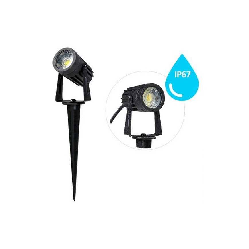 LED Vanjska svjetiljka LED/3W/230V 4000K IP67 crna