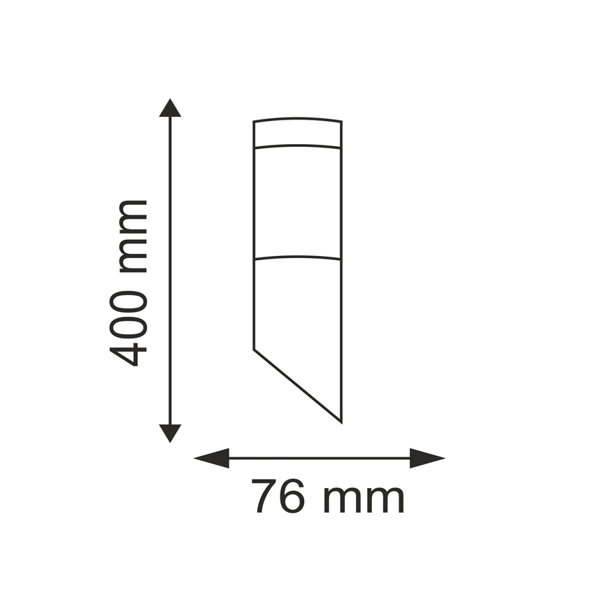 LED Vanjska svjetiljka LIVIA 1xE27/7W/230V 4000K IP44