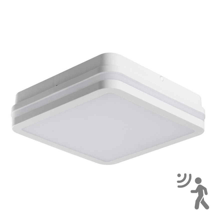 LED Vanjska svjetiljka sa senzorom BENO LED/18W/230V 4000K bijela IP54