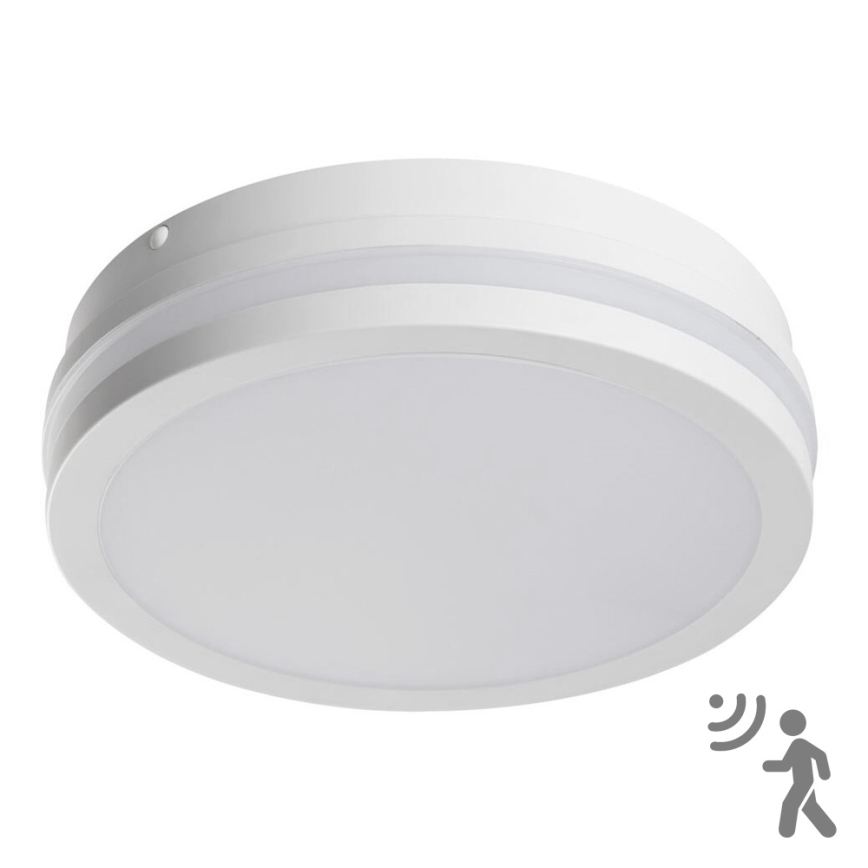 LED Vanjska svjetiljka sa senzorom BENO LED/18W/230V 4000K bijela IP54