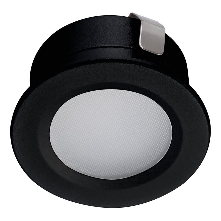 LED Vanjska ugradbena svjetiljka IMBER LED/1W/12V 4000K pr. 3 cm 30 lm IP65 crna