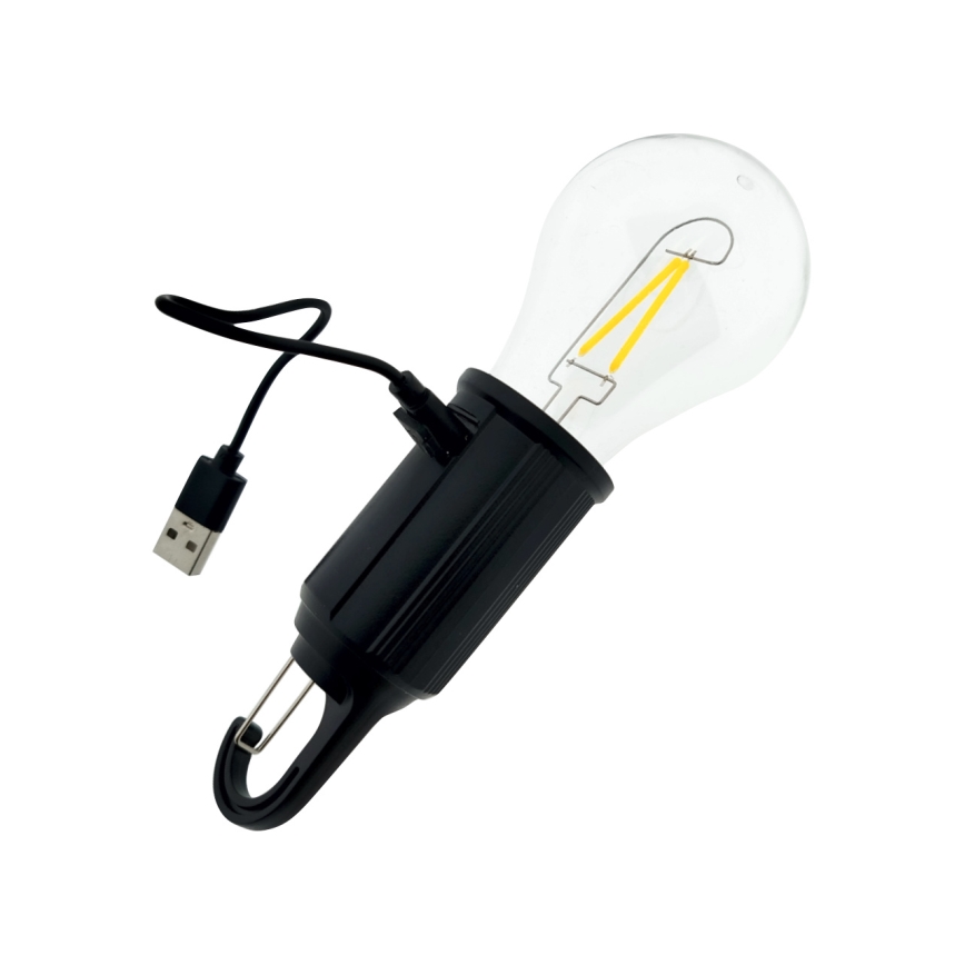 LED vanjska viseća punjiva svjetiljka s mogućnošću prigušivanja LED/3W/5V 400 mAh IP44