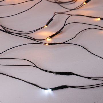 LED vanjska zavjesa NET 240xLED/7,2W/230V 1,5x2 m IP44 topla bijela