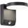 LED Vanjska zidna fleksibilna svjetiljka sa senzorom LED/17W/230V IP65 4000K crna