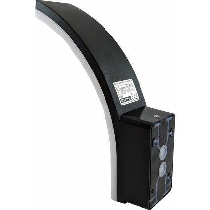 LED Dimmable vanjska zidna lampa sa senzorom pokreta i senzorom sumraka LED/12/15/20W/230V IP65 crna