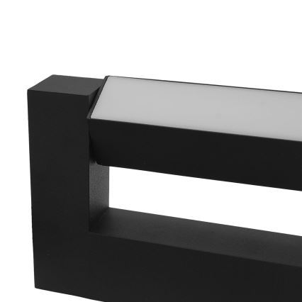 LED Fleksibilna vanjska zidna svjetiljka 2xLED/16W/230V IP54 90 cm crna