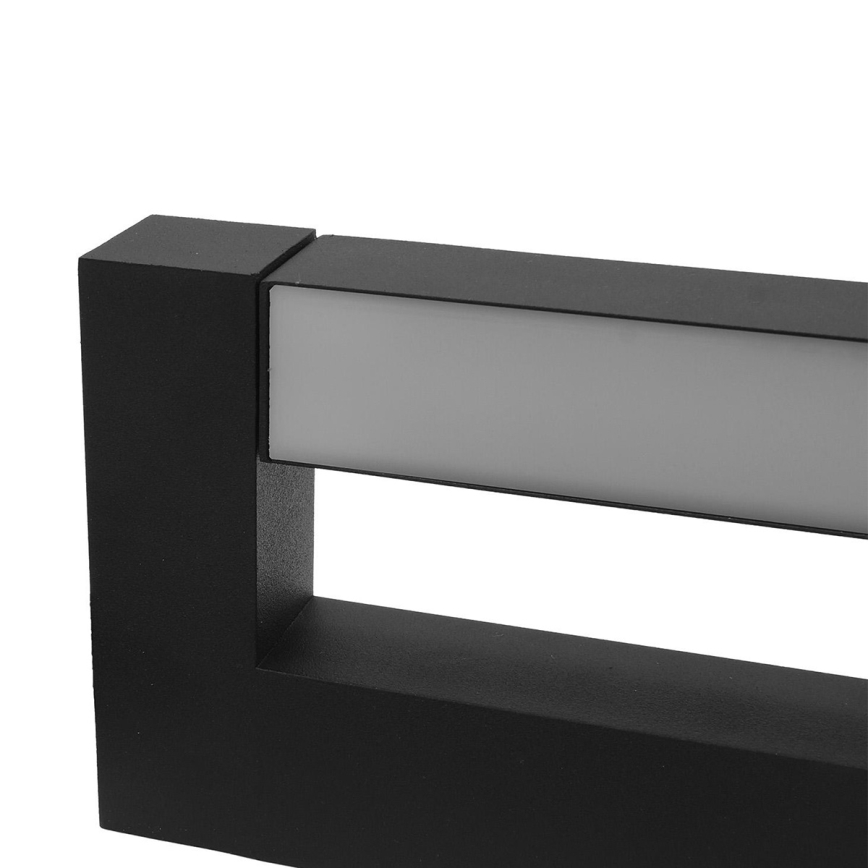 LED Fleksibilna vanjska zidna svjetiljka 2xLED/16W/230V IP54 90 cm crna