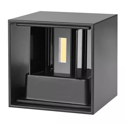 LED Vanjska zidna svjetiljka 2xLED/3W/230V IP54 crna