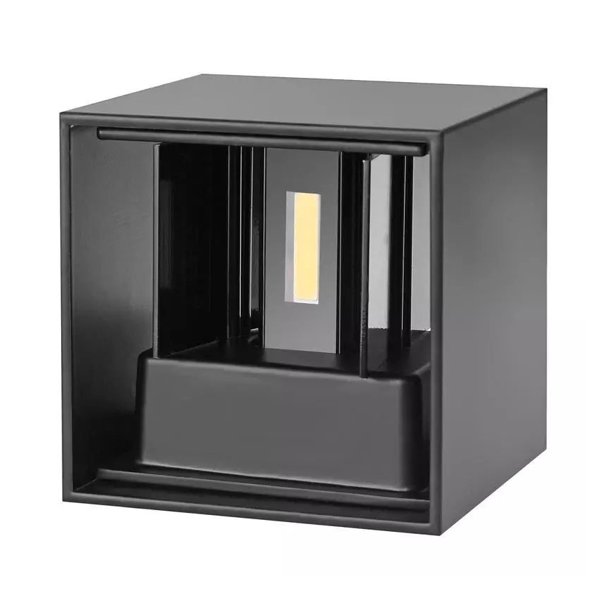 LED Vanjska zidna svjetiljka 2xLED/3W/230V IP54 crna