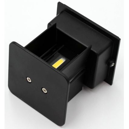 LED Vanjska zidna svjetiljka 2xLED/3W/230V IP54 crna