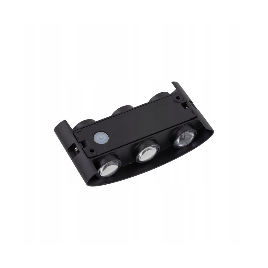 LED Vanjska zidna svjetiljka ARROW 6xLED/1W/230V IP54 crna