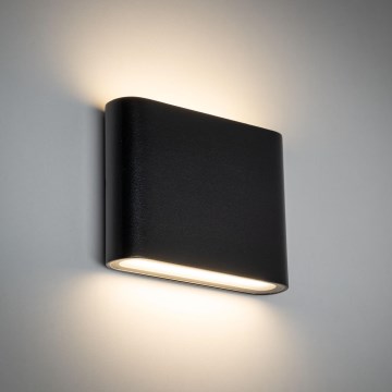 LED Vanjska zidna svjetiljka ARWENA 2xLED/3W/230V IP54 crna
