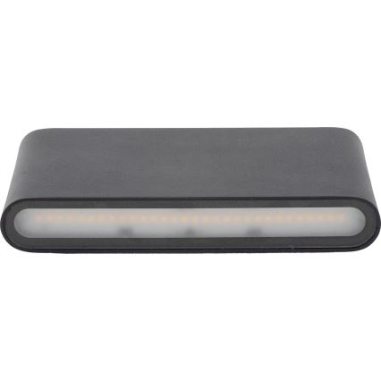 LED Vanjska zidna svjetiljka ARWENA 2xLED/6W/230V IP54 crna