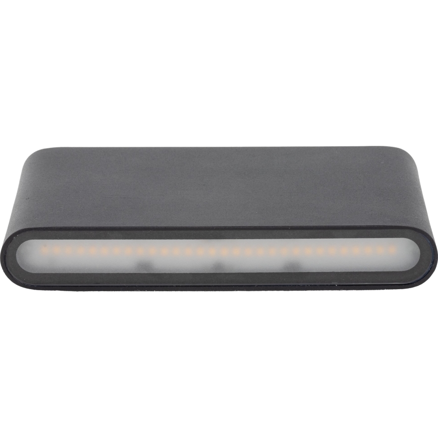 LED Vanjska zidna svjetiljka ARWENA 2xLED/6W/230V IP54 crna