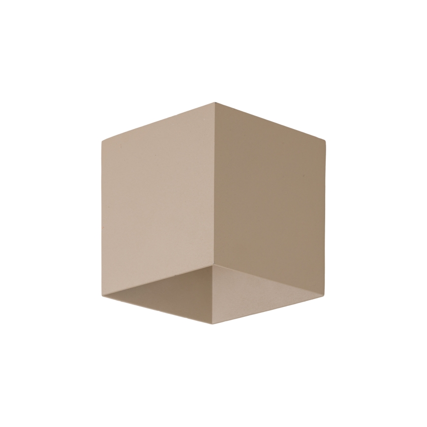 LED vanjska zidna svjetiljka CUBE LED/10W/230V IP54 bež