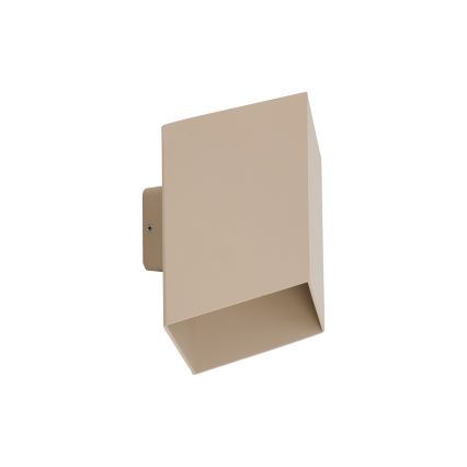 LED vanjska zidna svjetiljka CUBE LED/10W/230V IP54 bež