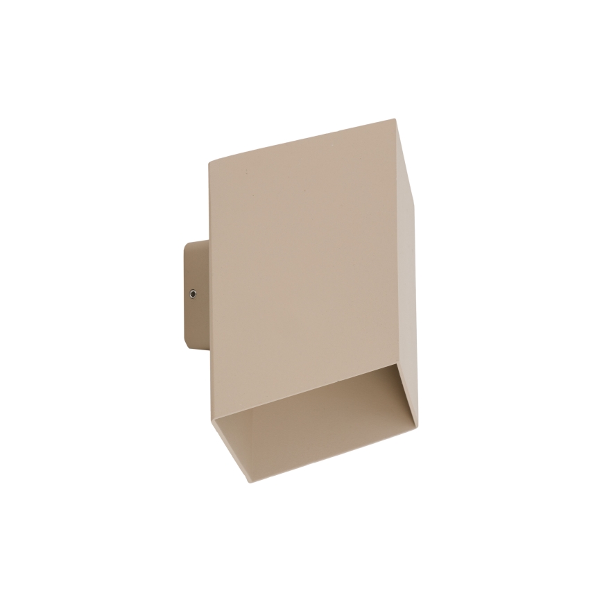 LED vanjska zidna svjetiljka CUBE LED/10W/230V IP54 bež