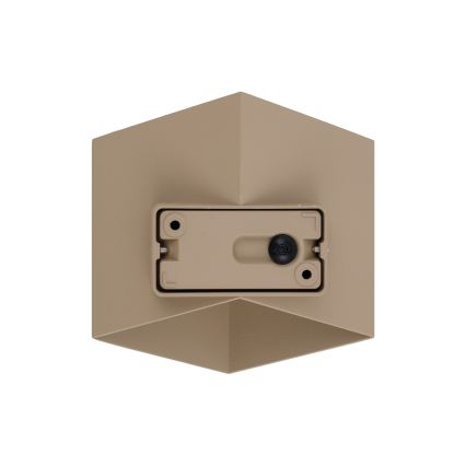 LED vanjska zidna svjetiljka CUBE LED/10W/230V IP54 bež