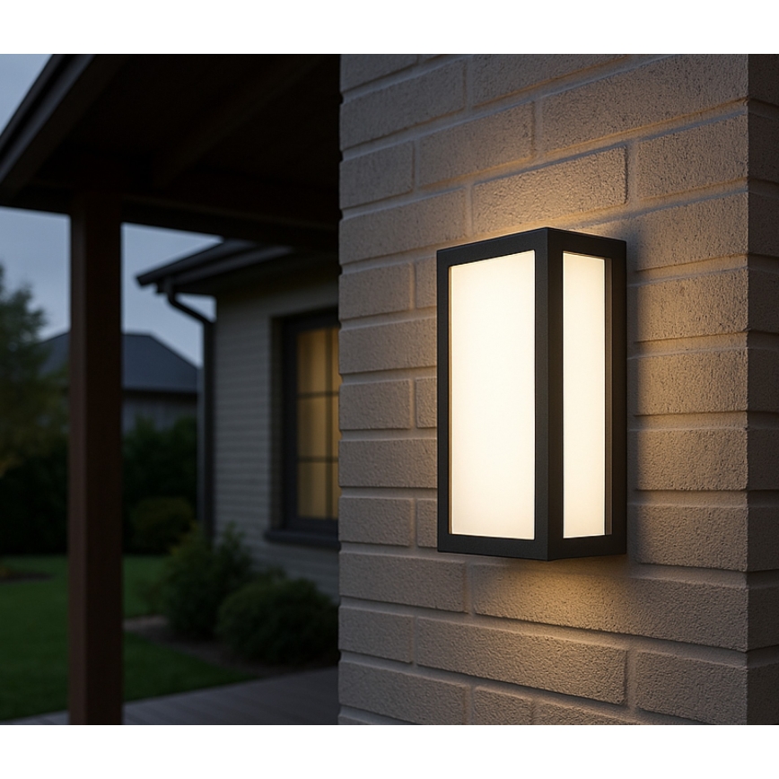 LED Vanjska zidna svjetiljka ENTERA LED/10W/230V 4000K IP54