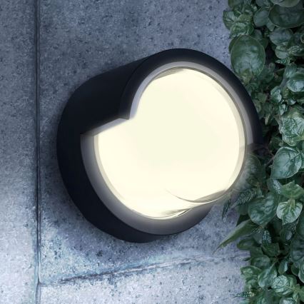 LED Vanjska zidna svjetiljka ESSEN LED/10W/230V IP44 crna
