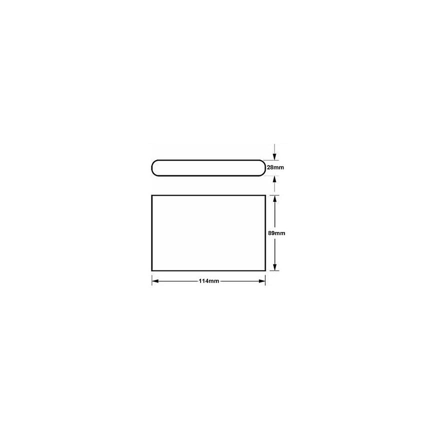LED Vanjska zidna svjetiljka FLOW 2xLED/3W/230V IP54 crna