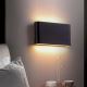 LED Vanjska zidna svjetiljka FLOW 2xLED/6W/230V IP54 3000K crna