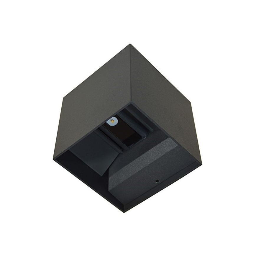 LED Vanjska zidna svjetiljka KREON 2xLED/3W/230V IP54 3000K crna