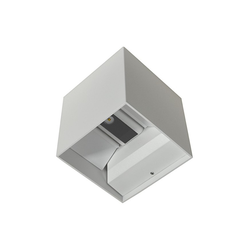 LED Vanjska zidna svjetiljka KREON 2xLED/3W/230V IP54 4000K bijela