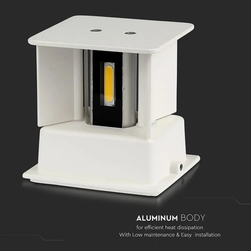 LED Vanjska zidna svjetiljka LED/11W/230V 3000K IP65 bijela